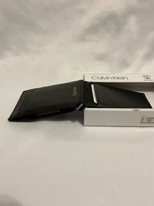 CALVIN KLEIN - Cuero premium negro - GENUNE - - NUEVO - - Imagen 1 de 3