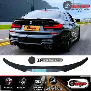BMW 3er M3 G20 G80 Heck Kofferraum Spoiler M4 Style Lippe Flügel Kohlefaser 2018+ - Bild 1 von 8