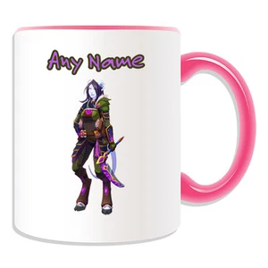 Personalisiertes Geschenk Draenei Jäger Becher Geldbox Cup World Warcraft WOW Huntress - Bild 1 von 20