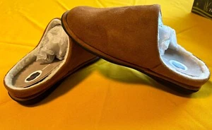 Dr. Comfort Easy Men's Slippers Camel - 9 Wide - Picture 1 of 11