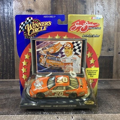 Tony Stewart #20 1999 NASCAR Rookie Of The Year Winners Circle 1/43 Sam Bass - Image 1 of 4