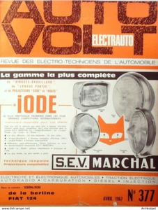 Autovolt 1967 # 377 Fiat 124 Pentalux Sev Marchal Alternateur Ami 6 - Picture 1 of 5