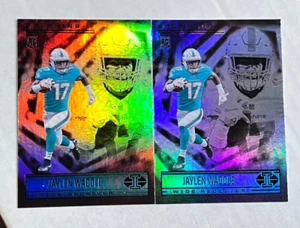 JAYLEN WADDLE LOT OF 2 2021 Panini Illusions HOLO SP BASE RC's #66! HUGE SALE! - Picture 1 of 2