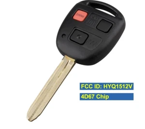 HYQ1512V 4D67 Chip Replacement Remote Car Key Fob for Toyota Land Cruiser FJ - Bild 1 von 4