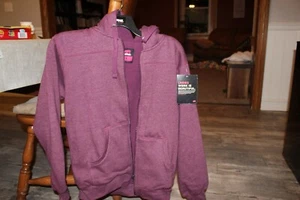 Berne Ladies Plum Heather Fleece Ladies Fleece Jacket Brand New - Picture 1 of 4