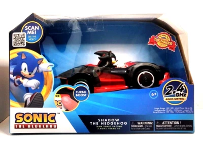 Team Sonic Racing Shadow The Hedgehog 2.4Ghz Turbo Remote Controlled Car NEW '23 - Image 1 of 4