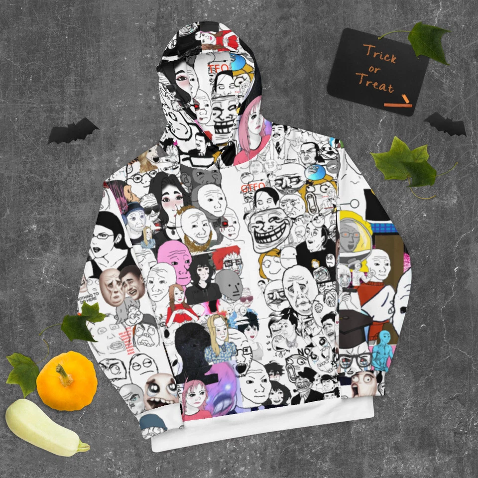 толстовка с капюшоном wojak - Изображение 1 из 1