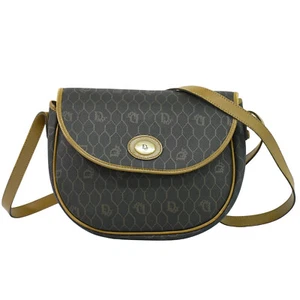 Bandolera Christian Dior Honeycomb PVC Negro Marrón Dorado - Imagen 1 de 15