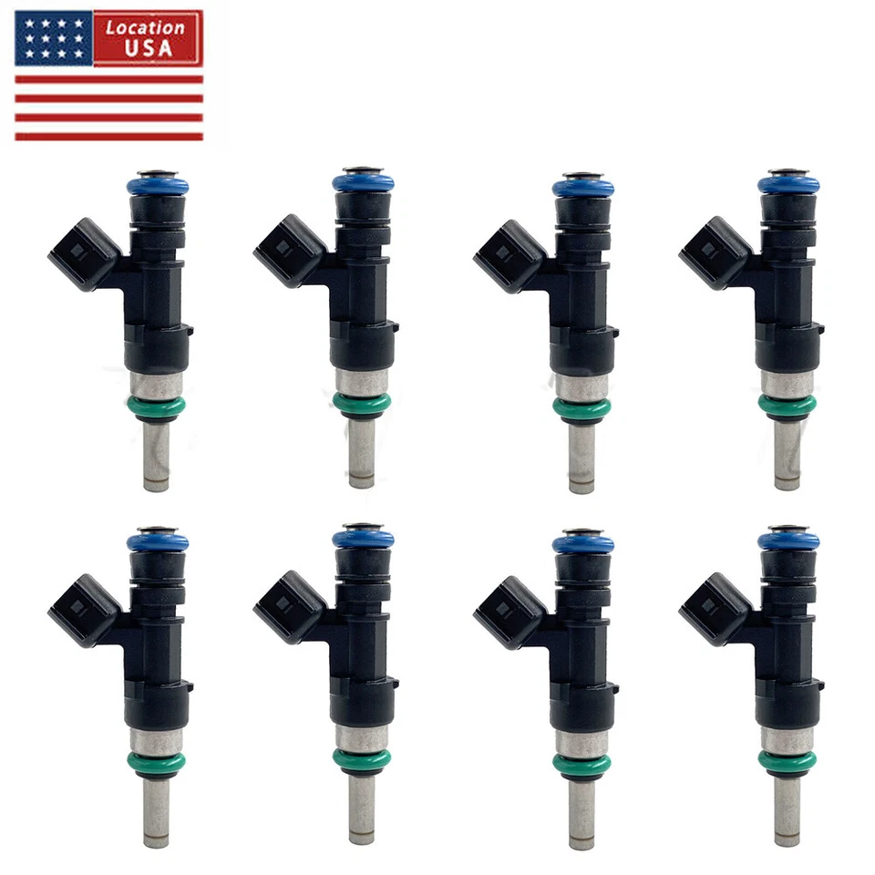 Juego de 8 inyectores de combustible para Chrysler 300 Hemi 2005-2009 5,7 L V8 04591851AA EE. UU. Foto 1 de 4