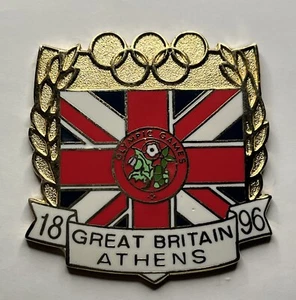 Prendedor Olímpico Gran Bretaña ~ Atenas 1896 ~ Conmemorativo de los Juegos de 1996 ~ Atlanta - Imagen 1 de 7