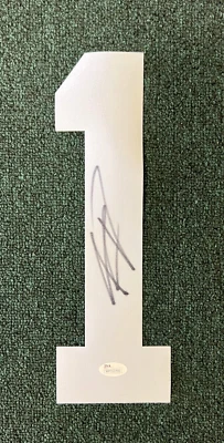 KENYAN DRAKE ALABAMA ROLL TIDE SIGNED AUTOGRAPHED #1 JERSEY NUMBER JSA AUTH * - Image 1 of 3