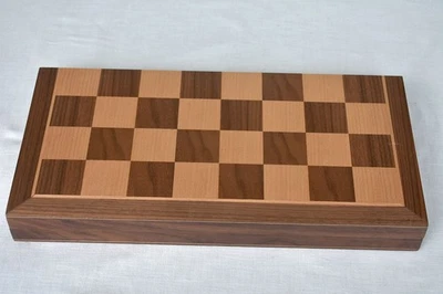 Schach Backgammon Dame magnetisch medium Holz Intarsien Philos Muster 1 - Bild 1 von 4