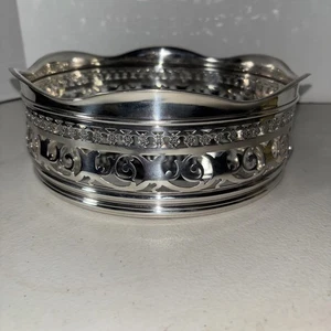 Gorham Silber Teller Wein Untersetzer für Salmanazar 9L Flasche oder Kristall Eiskübel - Bild 1 von 11