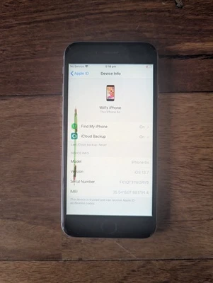 Apple iPhone 6s Plus - 64GB - Space Grey - Unlocked - Working - Broken Screen - Image 1 of 4