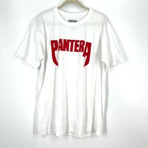 Pantera White Band Tee 100% Baumwolle T-Shirt Größe 2XL Neu ohne Etikett - Bild 1 von 11