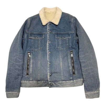 Balmain джинсовая куртка с Boa подкладка M хлопок/шерсть б/у - Изображение 1 из 4
