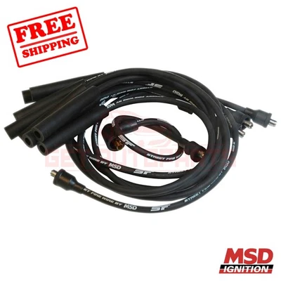 Juego de cables de bujía MSD para Chrysler Town &amp; Country 1978-1981 Foto 1 de 2