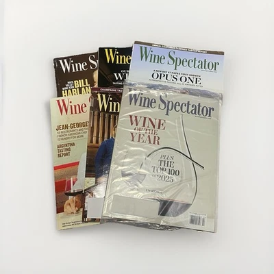Wine Spectator Magazine Lot or 6 Issues  June - January 2026 - Image 1 of 4