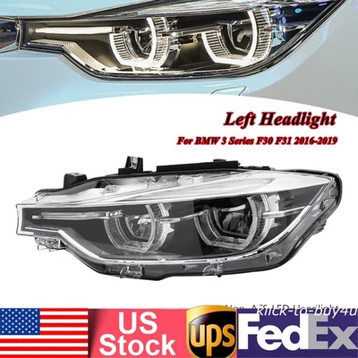 LH For 2016-2019 BMW 3 Series F30 F31 Headlight LED Left Driver Side Headlight — 第 1/4 张图片