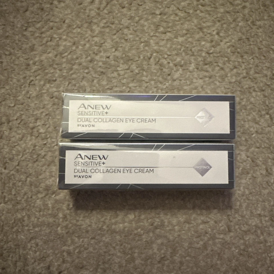 Avon Anew Sensitive+ Dual Collagen Eye Cream x2 ,New, Sealed - Image 1 of 1