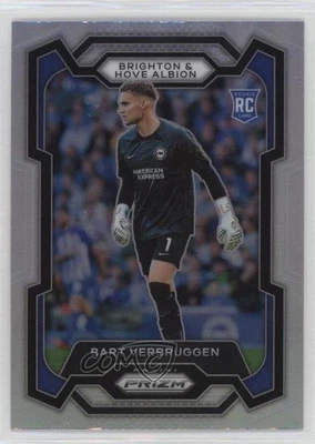 2023-24 Panini Prizm Premier League Silver Prizm Bart Verbruggen #102 Rookie RC - Image 1 of 2