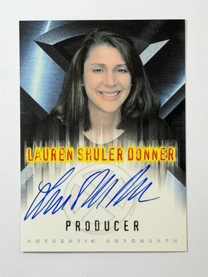 LAUREN SHULER DONNER AUTOGRAPH X-MEN THE MOVIE PRODUCER AUTO CARD 2000 TOPPS**BE - Image 1 of 3