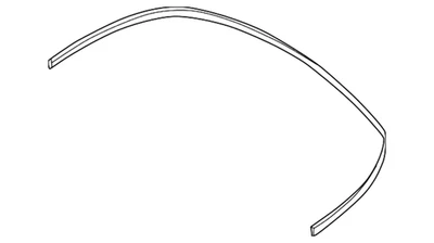 Junta de compartimento capó original BMW (1996-2002) OE 51718397931 nueva Foto 1 de 4