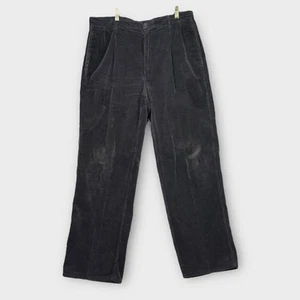 Vintage Polo Country Ralph Lauren Corduroy Chino Pants USA Made Mens 34x31 Gray - Picture 1 of 13