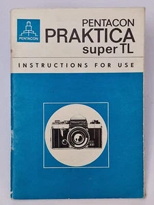 Pentacon Praktica Super TL Kamera Original Gebrauchsanweisung, Englisch - Bild 1 von 7