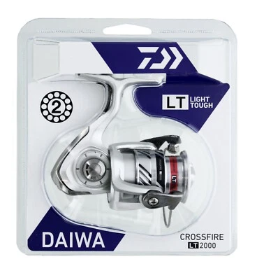 Daiwa Crossfire LT2000 Spinning Reel, ABS Aluminum Lightweight Fishing Reel - Image 1 of 3