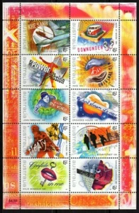 2001 Rock Australia Sheetlet Of 10 Stamps Mint Never Hinged, Clean & Fresh - Bild 1 von 1