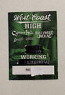 CYPRESS HILL XZIBIT Hollyundead West Coast High Tour Issue Satin Backstage Pass