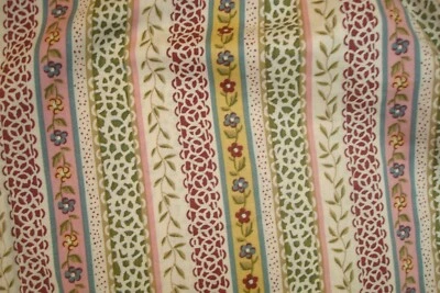 1 de 8 yardas Daisy Kingdom Crazy Lace Stripe Algodón 4987 Edredón Artesanal 44" x 36" por comprar Foto 1 de 4