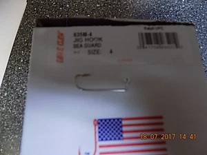 EAGLE CLAW 635 O'Shaughnessy 90° Saltwater Jig Hooks 100 pcs - Picture 1 of 10