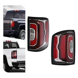 LED Tail Lights For 2016-2018 GMC Sierra 1500 Left+Right Rear Tail Lights w/Bulb - Picture 1 of 17