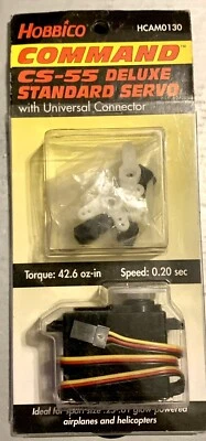 Hobbico HCM0130 CS-55 Deluxe Standard Servo Nib Rc Car Airplane Parts Radio Gear - Image 1 of 4
