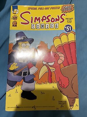 The Simpsons Comics Issue Number #51 Collectible Magazine Comic Book • 8$