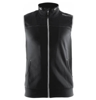 NUEVO Chaleco de ocio funcional artesanal para hombre 1903078 negro talla grande Foto 1 de 2