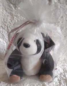 Panda Express 6" Panda Bear Plush  New With Tag in Mesh Bag - Picture 1 of 10