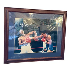 Alexis Arguello & Aaron Pryor Dual Autographed Boxing Photo - Picture 1 of 4