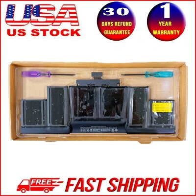 Batería Original A1494 para MacBook Pro 15"A1398 Mediados de 2015 2014 Finales de 2013 EMC2674 Foto 1 de 4
