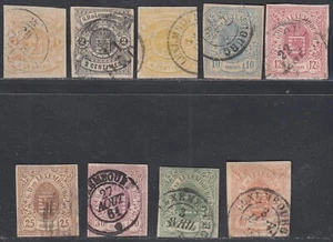 Sellos usados de Luxemburgo 1859. Prifix and Michel Nr.: 3/11. Excelente ..(EB) AR-04565 - Imagen 1 de 2