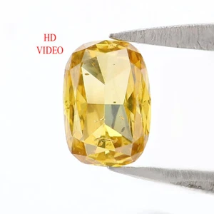 0.44 CT Natural Loose Cushion Shape Diamond 5.70 MM Coffee Color Diamond LQ6439 - Picture 1 of 8
