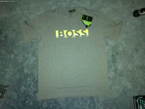 HUGO BOSS RELAXED-FIT GRAY T-SHIRT SIZE XL - Picture 1 of 6