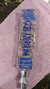 Crispin Cider Tap Handle Acrylic Clear Ice Cubes - 10" Tall - Picture 1 of 2