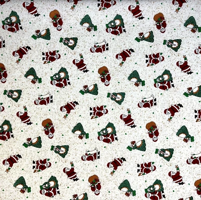 Country Classics Christmas Village Fabric by Ameritex 100% Cotton 31”L x 45”W - Image 1 of 4