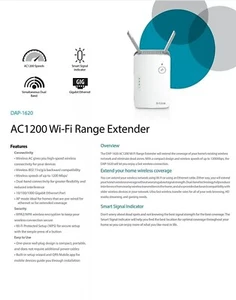 AC1200 Wireless Range Extender DAP-1620 D-LINK. - Bild 1 von 6