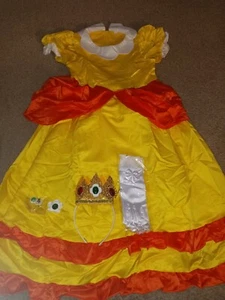 GIRL'S PRINCESS DRESS UP COSTUME WITH ACCESSORIES - NEW - Picture 1 of 16