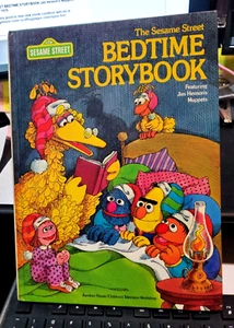 THE SESAME STREET BEDTIME STORYBOOK Jim Henson's Muppets BIG Random House 1978 - Picture 1 of 8