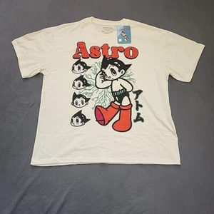 Astro Boy Big Red Boots T Shirt Mens Licensed Cartoon Merchandise Cream Sixe XL - Picture 1 of 6